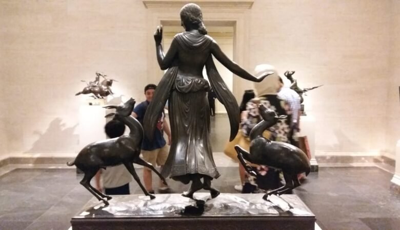 Escultura en un museo de Washington