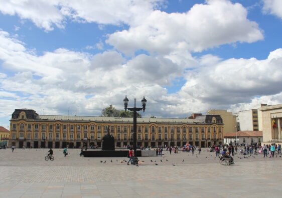 Plaza central de Bogotá. Foto tomada por Seb