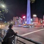 Diana Socha en Buenos Aires Obelisco Foto de Jaime Cortés