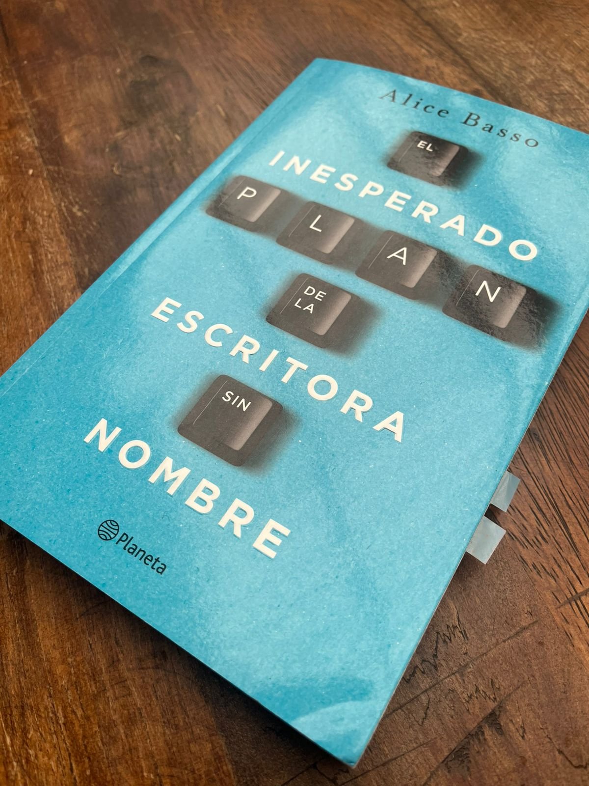 Carátula de la novela: El inesperado plan de la escritora sin nombre