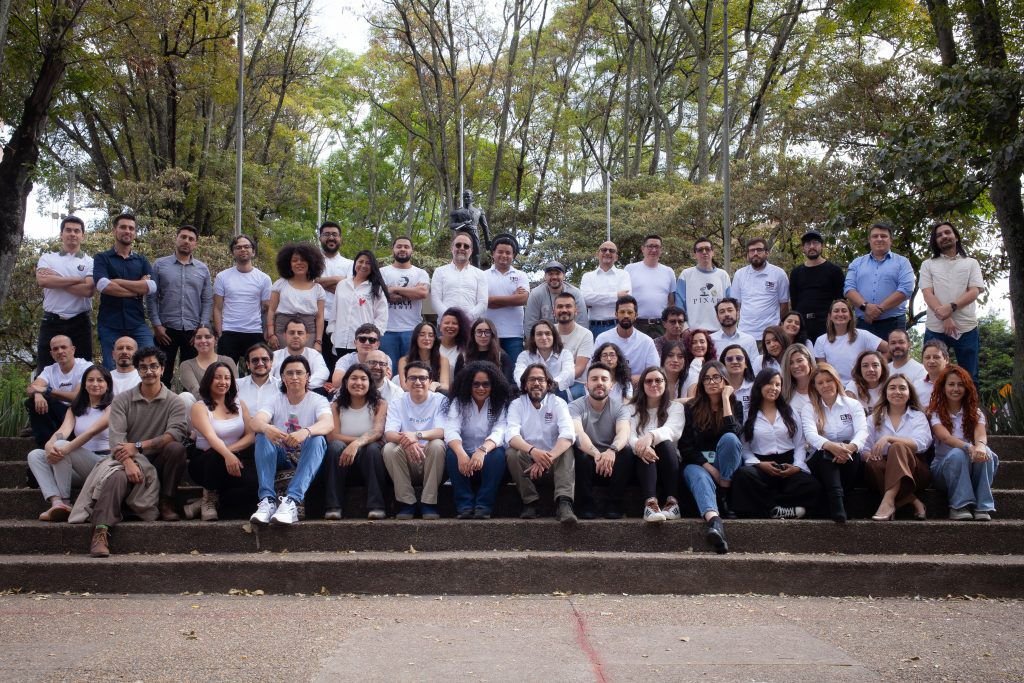 Equipo Digital-IA en el Park Way de Bogotá. Foto de Carolina Ramírez