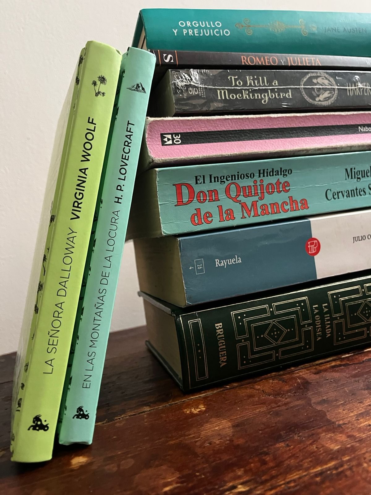 Libros clásicos pendientes de leer: Orgullo y prejuicio, Rayuela, Don Quijote de la Mancha, La Señora Dalloway, En las Montañas de la locura
