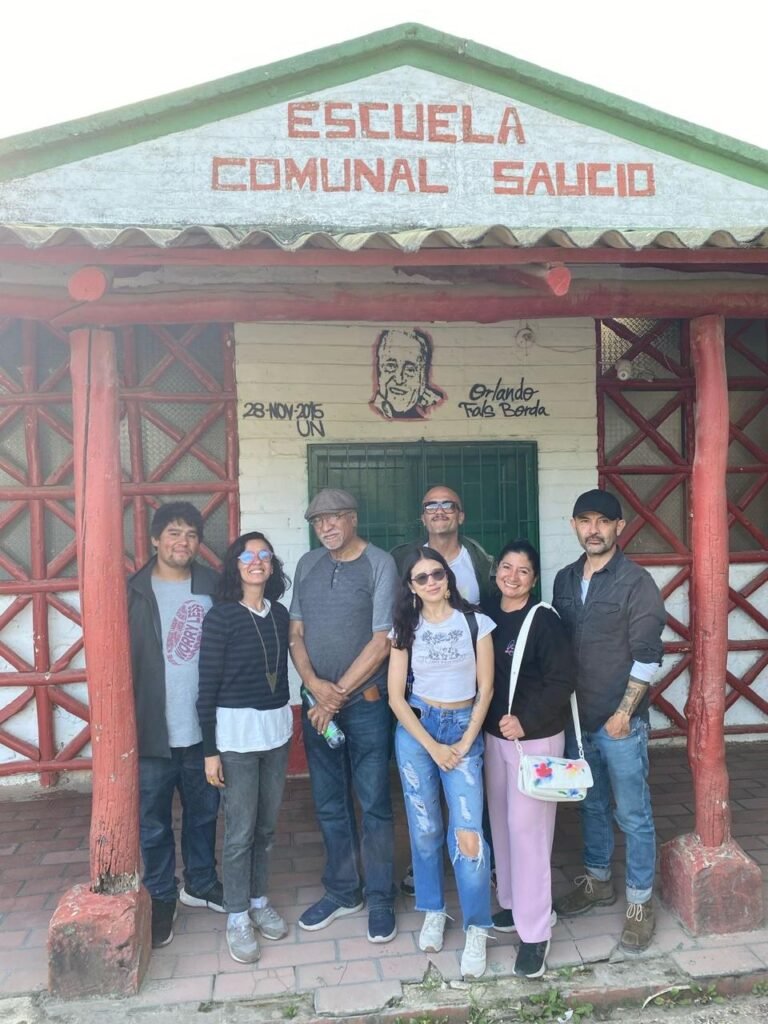 Salida a Saucio con el equipo de Escrituras Creativas Proyecto Orlando Fals Borda