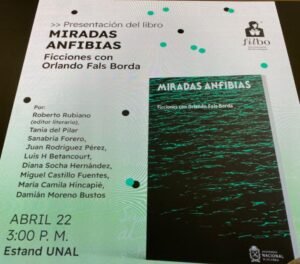 Portada libro Miradas Anfibias y presentación en la FilBo 2026