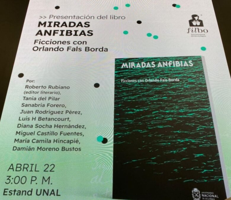 Portada libro Miradas Anfibias y presentación en la FilBo 2026