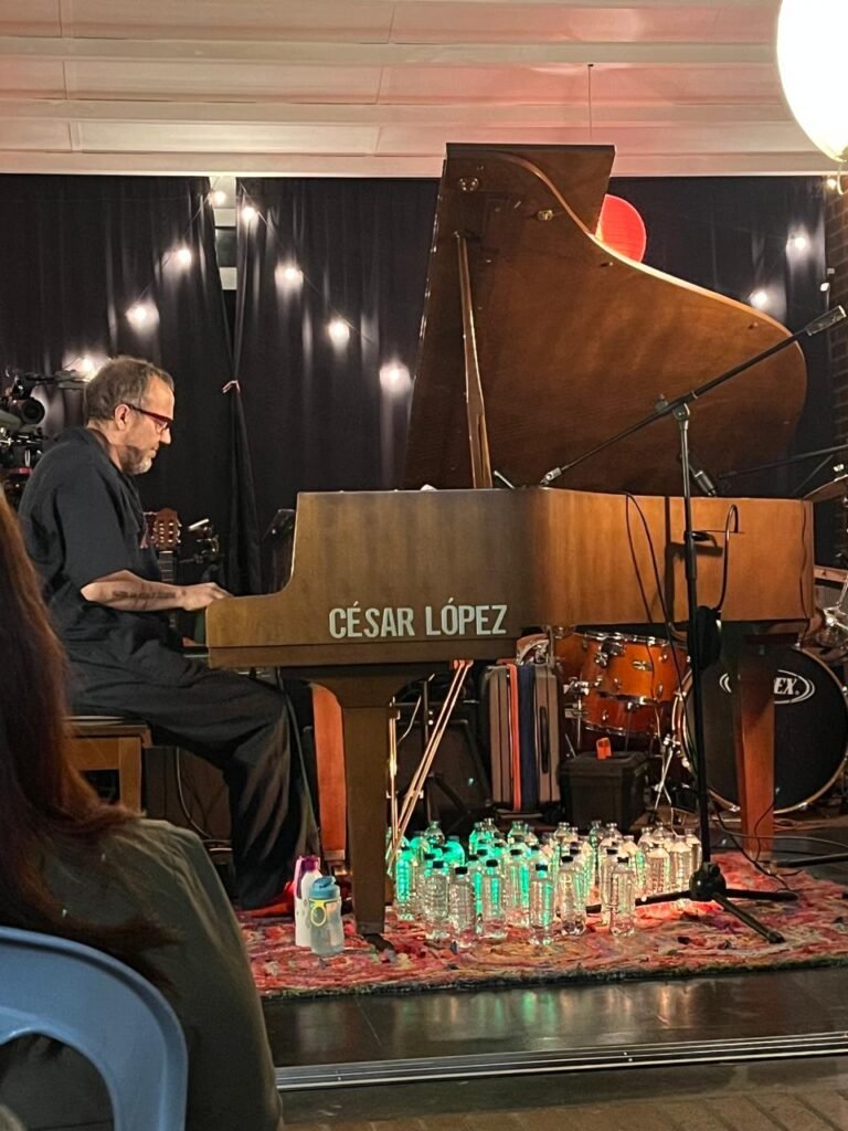César López en el concierto de piano Libertad Sublime
