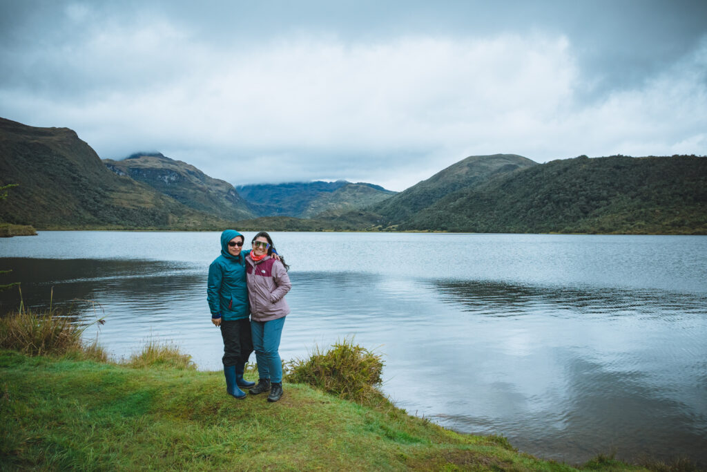 Foto de Jonathan en la Laguna de Chingaza. Nury y Diana.